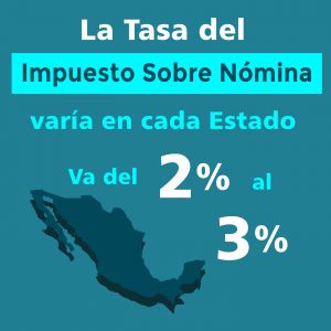 tasa del impuesto sobre nómina varía por estado