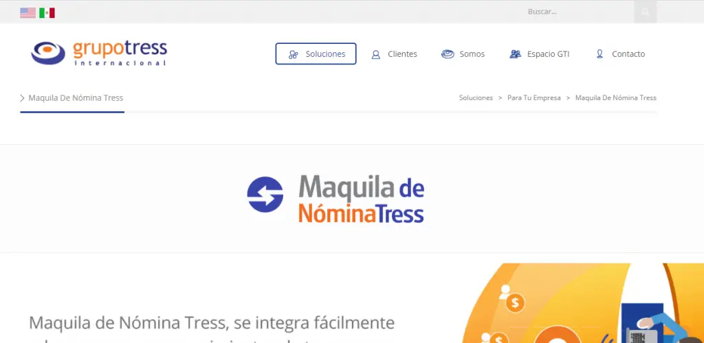 Grupo Tress. Maquila de nómina tress