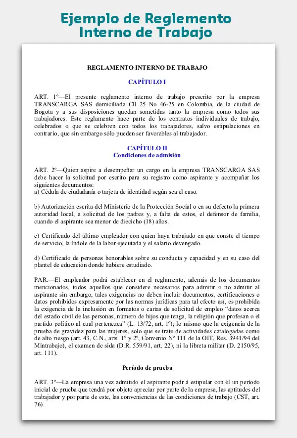 Reglamento Interno de Trabajo ¿Qué es y cómo hacerlo? NominaPro