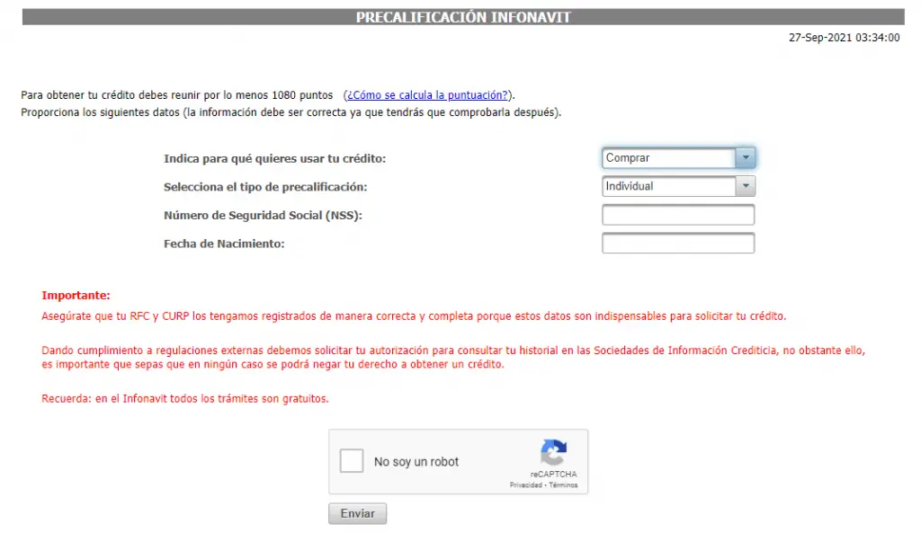 consultar la precalificación infonavit