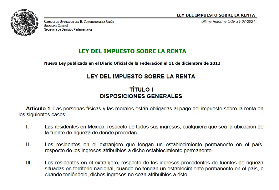 Quienes Deben Pagar ISR
