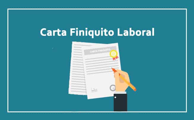 Carta finiquito laboral