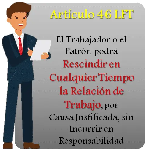 Derecho al Finiquito. artículo 46 de la Ley Federal del Trabajo