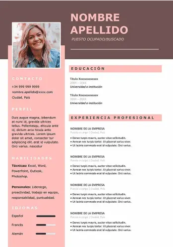 Diseños creativos y plantillas de solicitud de empleo