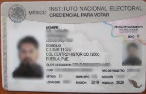 Identificación oficial INE