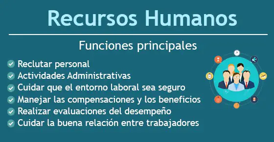 Funciones principales de Recursos Humanos