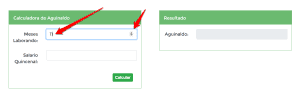 datos para la calculadora de aguinaldo