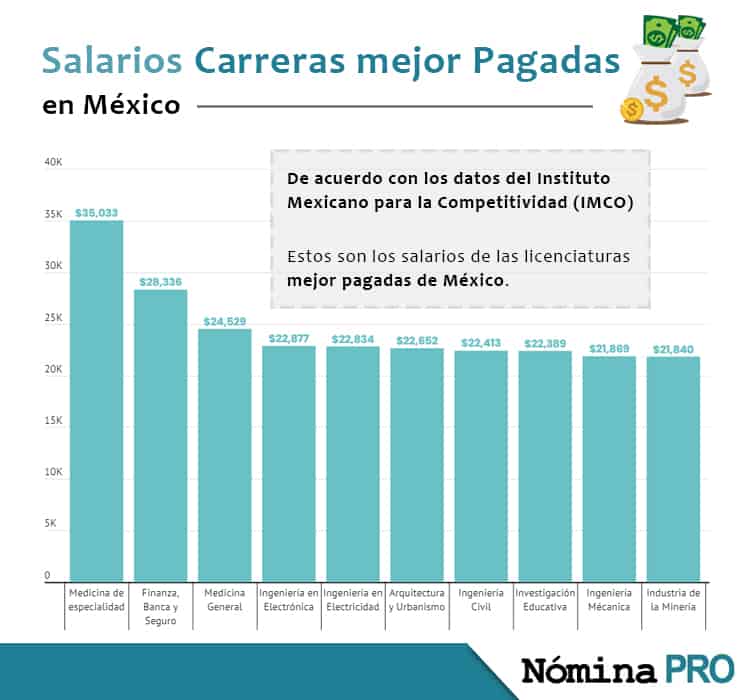 Las carreras mejor pagadas en México 2024 - ¿Cuál elegir?