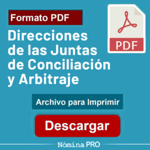 Direcciones de las juntas de conciliación y arbitraje