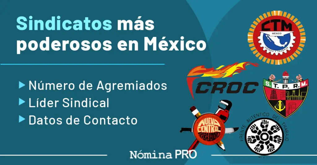 Estos son los Sindicatos en México más poderosos
