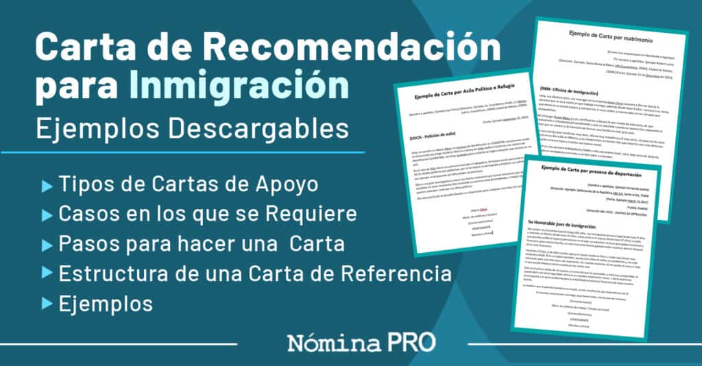 Carta de Recomendación para Inmigración