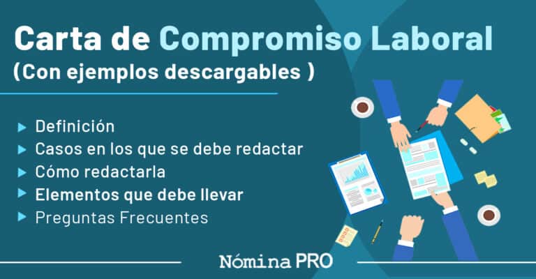 Que Datos Lleva Una Carta Compromiso